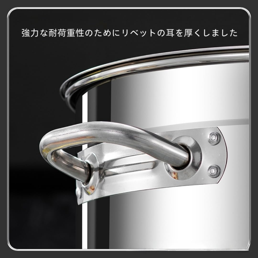 業務用アルミ製寸胴鍋 42cm蓋有 業務用⁄アルミ寸胴鍋